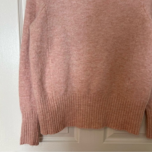 Aritzia Babaton Plutarch Pink Turtleneck Knit Alpaca Wool Sweater - Sz XS - Picture 5 of 15
